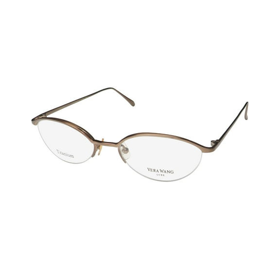 VERA WANG LUXE MIREILLE 3 TITANIUM HANDMADE IN JAPAN CUTE EYEGLASS FRAME/EYEWEAR