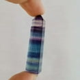 thumbnail image 4 of K-KED 10pcs 50-60mm Natural Rainbow Fluorite Obelisk Quartz Crystal Point Reiki Wand, 4 of 9
