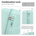 thumbnail image 5 of SONGMY 3 Luggage Sets, ABS Hardshell Durable Lightweight Spinner Wheels with Combination Lock, 5 of 7