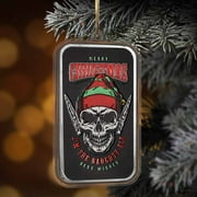 1 oz Silver Colorized Bar - Naughty Elf Merry Christmas