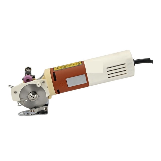 Ensemble de Ciseaux Ronds Électriques Lame Rotative Couteau Rond Électrique 65MM Coupe-Tissu Machine de Coupe de Tissu, Facile à Utiliser