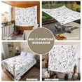 thumbnail image 6 of Gray Leaf Tapestry for Bedroom Wall Hanging Tapestry, Modern Botanical Foliage Plant Country Pastoral Ceiling Backdrop Tapestries Poster Blanket Wall Decor for Teens Room Living Room Dorm 51" x 59", 6 of 8
