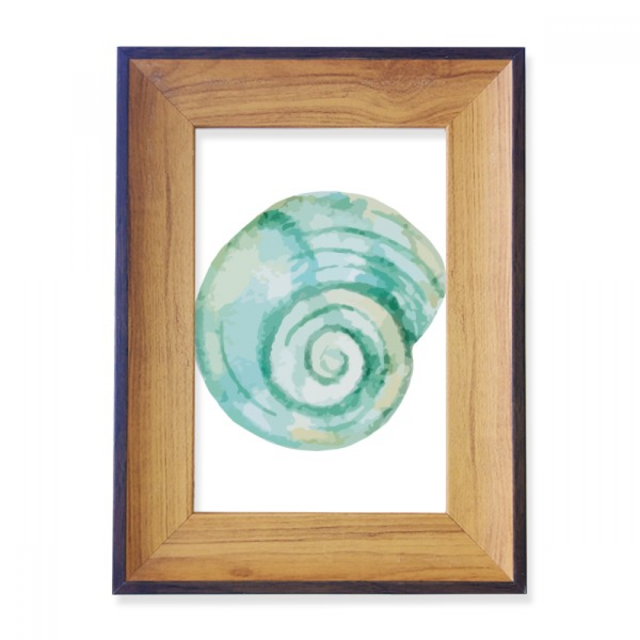Snail Marine Life Blue Illustration Photo Frame Exhibition Display Art Desktop Painting