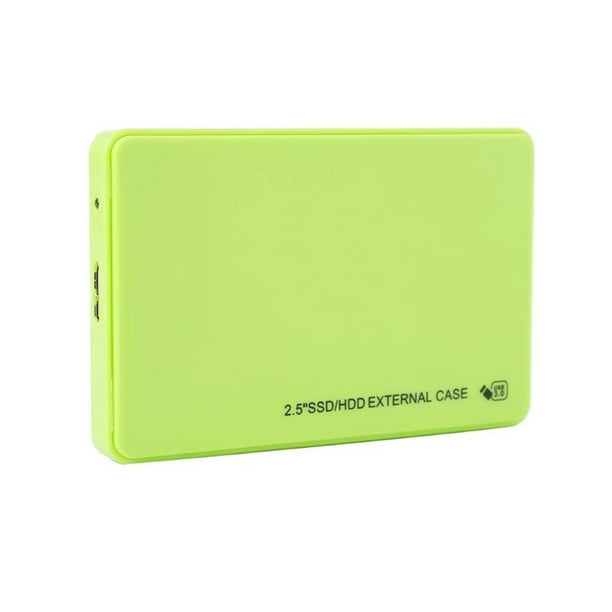 Caja de disco duro USB 3,0 de 2,5 pulgadas, carcasa externa móvil SATA HDD SSD de 5Gbps para ordenador portátil y de escritorio