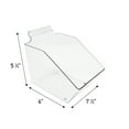thumbnail image 2 of SSWBasics Clear Plastic Dump Bin for Slatwall - 6” X 5 ½” X 7 ½” - Set of 2, 2 of 7