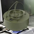 thumbnail image 3 of facefd Camping Kettle Teapot Camping Cookware Outdoor Kettle for RV Outdoor Hiking Green, 3 of 6