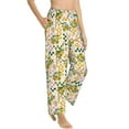 thumbnail image 2 of Uemuo Lemon Pattern Women's Wide Leg Palazzo Lounge Pants with Pockets Light Weight Loose Comfy Casual Pajama Pants-X-Large, 2 of 9