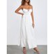 thumbnail image 2 of Vestido largo de verano Tsseiatte para mujer, sin mangas, con espalda descubierta, con tirantes finos y bustier, vestido playero fluido., 2 of 8