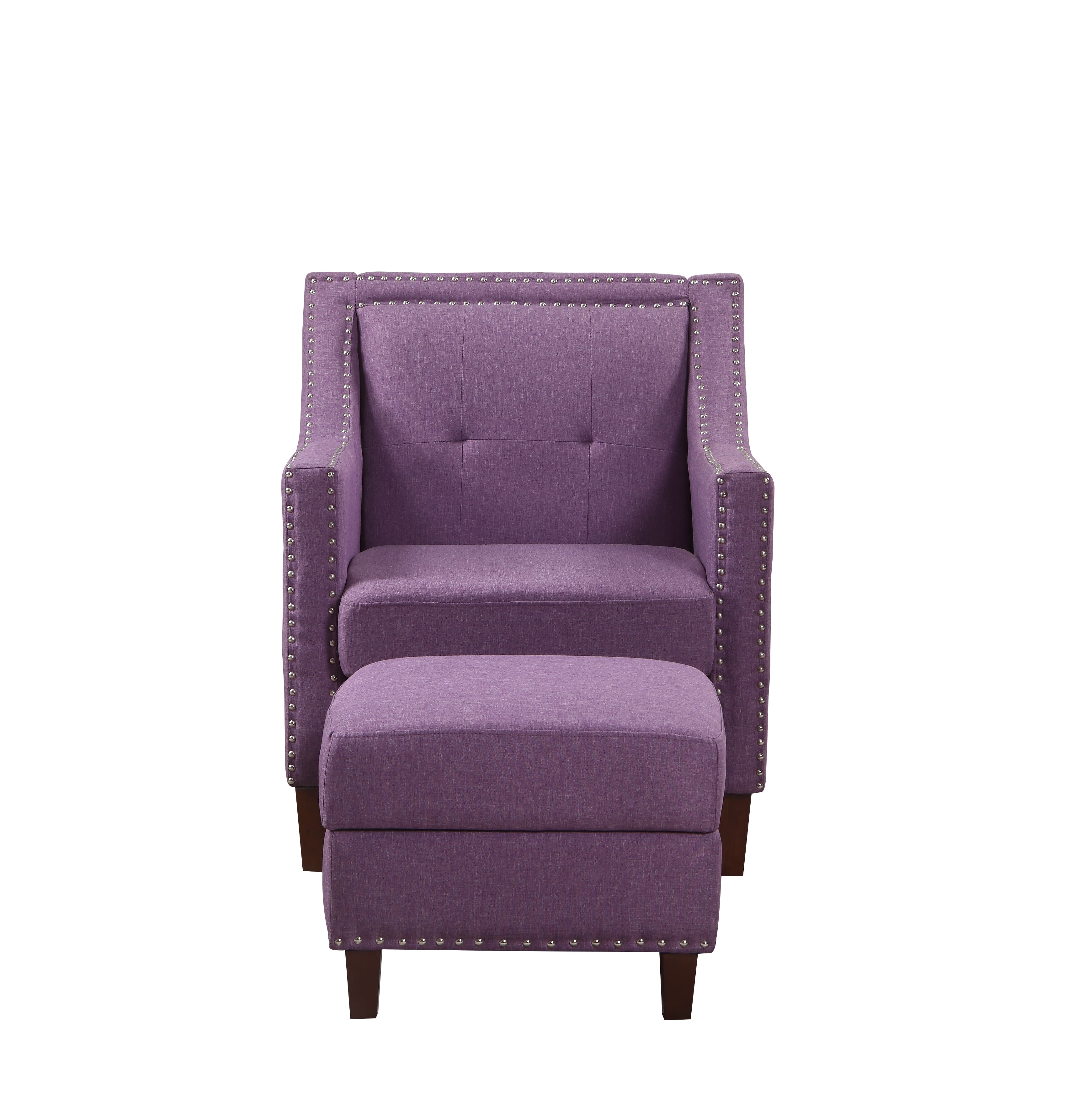 accent chair with storage ottoman purple  walmart