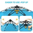 thumbnail image 4 of UBesGoo Beach Tent Quick-Open Free Ride Camping Tent Blue, 4 of 8