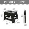thumbnail image 3 of Portable Folding Stool, Step Stool Folding Stool Up to 150 Kg [Non Slip Knobs] Premium Foldable Stool Folding Step Stool Foldable Stool Folding Step Folding Stool, Folding Chair, 3 of 7