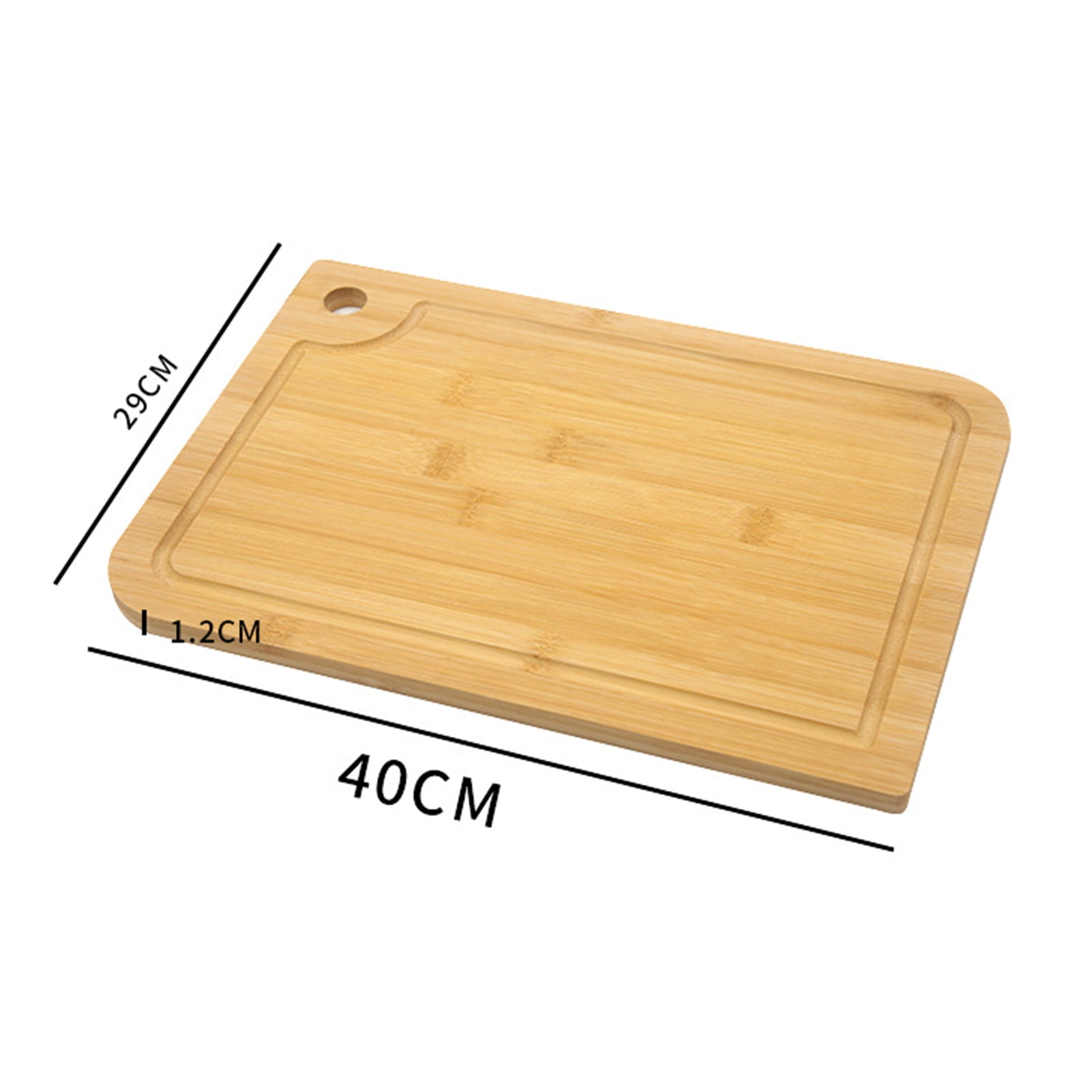 ZenCart Bamboo Cutting Boards for Kitchen Double-Sided Chopping Board Large Multi-Functional Fruit Cutting Board for Meat Vegetables Charcuterie Board And Cheese Platter