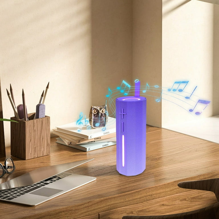 DeskAKBK Portable Wireless Bluetooth Speaker With LED Colorful