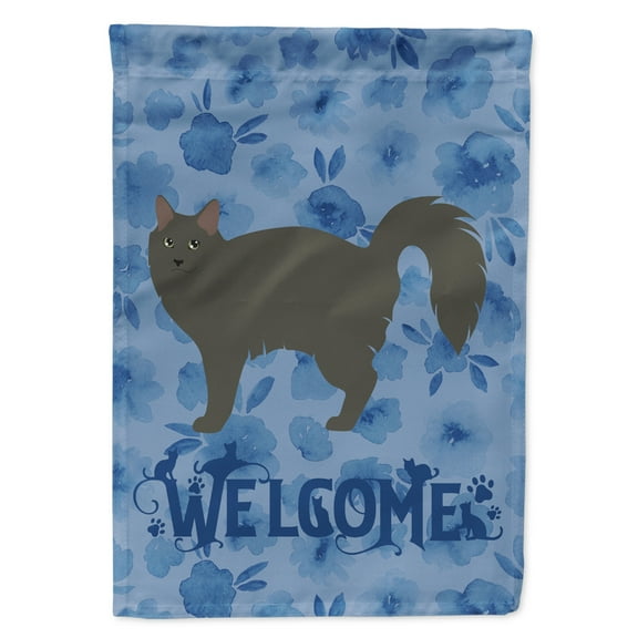 Carolines Treasures CK4929GF Nebelung 3 Cat Welcome Flag Garden Size Small multicolor