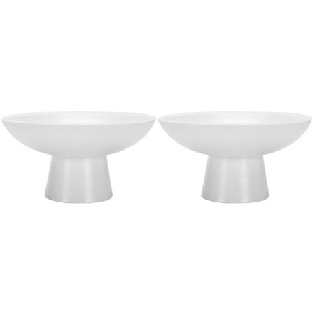 

Guiyong 2pcs Ceramic Serving Dish Decorative Fruit Bowl Dessert Display Stand Holder for Kitchen Centerpiece