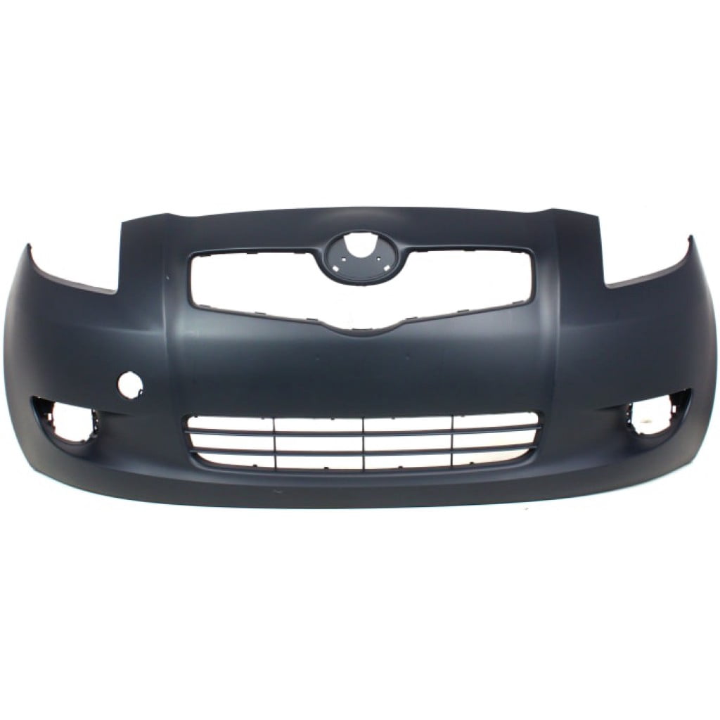 For Toyota Yaris Front Bumper Cover 2007 2008 | Primed | w/ Fog Light Holes | Hatchback | Plastic | TO1000325 | 5211952925