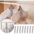 thumbnail image 1 of extensores de conector para perchas de armario, color gris, 1 of 5