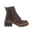 thumbnail image 3 of Naturalizer Womens Jac Embossed Ankle Combat & Lace-up Boots, 3 of 3