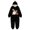 P286 Black, variant on Tfken Halloween Jumpsuit For Girls Fall Winter Long Sleeve Ghost Pumpkin Graphic Zip Casual Fleece Hooded Jumpsuit Daily Wear Kids Classic Clothes Size 5-6 Years Black