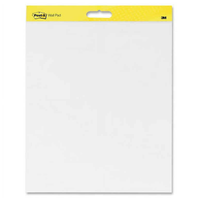 Post it Super Sticky Wall Easel Pads 20 x 23 White Paper Pack Of 4 Pads -  Office Depot