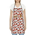 thumbnail image 3 of Rocae Red Ladybugs for Kitchen Aprons for Women Adjustable Cooking Kitchen Chef Apron for Men with Pockets, 3 of 7