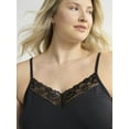 thumbnail image 5 of Joyspun Women’s Dreamy Soft Collection Lace Trim Knit Cami and Shorts Pajama Set, Sizes XS to 3X, 5 of 7