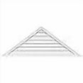 thumbnail image 3 of Ekena Millwork GVPTR78X2002SF Support de Surface Triangulaire en PVC, 78"L x 19.5"H, Blanc Imprimé d'Usine, 3 of 4