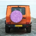 thumbnail image 6 of Gukieu Lilac Glittering Print Car Tire Cover, Adjustable Waterproof and Dustproof Tire Protection Cover, Suitable for SUV, Truck, Van-14 inch, 6 of 6