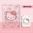 thumbnail image 1 of Funda de silicona con dibujos animados para IPad Pro, carcasa transparente Kawaii Sanrio Hello Kitty, 11 pulgadas, 2022, 2021, 2020, 2018, Air 1, 2, 3, 4, 1 of 4