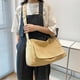 thumbnail image 5 of CHAO Bolso bandolera de lona con solapa en color beige/verde militar/negro, bolso de hombro de gran capacidad para teléfono móvil, cosméticos, llavero en color beige, 5 of 5