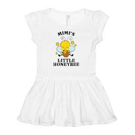 

Inktastic Cute Bee Mimi s Little Honeybee with Stars Gift Baby Girl Dress