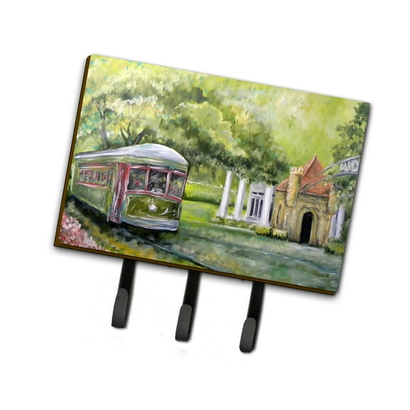 Carolines Treasures MW1091TH68 Streetcar Next Stop Audubon Park Leash or Key Holder Triple multicolor
