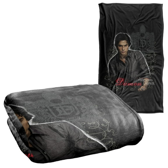 Vampire Diaries Damon Silky Touch Super Soft Throw Blanket 36" x 58"