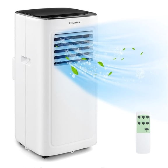 Pemberly Row 6000 BTU (9000 BTU ASHAR) Portable Air Conditioner in White