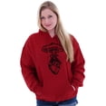 thumbnail image 4 of Heart Nuclear Explosion Symbolic Hoodie Sweatshirt Women Men Brisco Brands L, 4 of 6