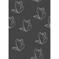 thumbnail image 1 of Ahgly Company Machine Washable Indoor Rectangle Transitional Charcoal Black Area Rugs, 2' x 3', 1 of 7