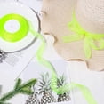 thumbnail image 3 of Zhuge Cinta de organza transparente verde de 3/4 de pulgada, cinta de gasa de 50 yardas para envolver regalos, día de la madre, bodas, ramos de flores, manualidades (verde claro), 3 of 5