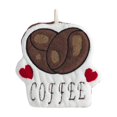 thumbnail image 2 of HongHeng Clearance Under $2.00 Coffee Hand Towel Thick Fleece Embroidered Towel Cute Hand Towel Kitchen Children's Small Towel Holiday Gift Suitable for Kitchen and Bathroom, 2 of 6