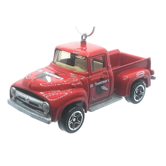 Christmas Ornament for 1956 Ford Pickup Mr. Timmerman's Red