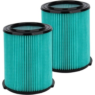 Surrgound HEPA Filter Replacement 4-Pack - Compatible With DeWalt DC5151H, DC515, DCV517, DCV517B Wet/Dry Vacuums