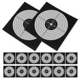 thumbnail image 1 of SOPOTUTU 100Pcs Portable Target Paper Sheets Black Lightweight Foldable Target Markers for Shooting, 1 of 7