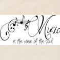 thumbnail image 2 of CafePress - Music Is The Voice Of The Soul Tote Bag - Unisex Canvas Tote Bag, Beige, 1-Piece, 2 of 7