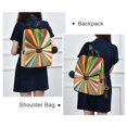 thumbnail image 4 of FORMRS Women's Travel Backpack Purse Anti-Theft Hidden Pockets Casual Shoulder Bag, Colorful Cat, 4 of 7