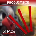 thumbnail image 2 of 3 Pcs Winch Hook Pull Straps 1 Inch Wide 12 Inches Long Hook Strap Nylon Winch Strap for Cable Rope, Red, 2 of 6