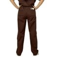 thumbnail image 2 of Panda Uniform by HeedFit Women’s Low Rise Medical Scrub Pants Chocolate 5XL, 2 of 3
