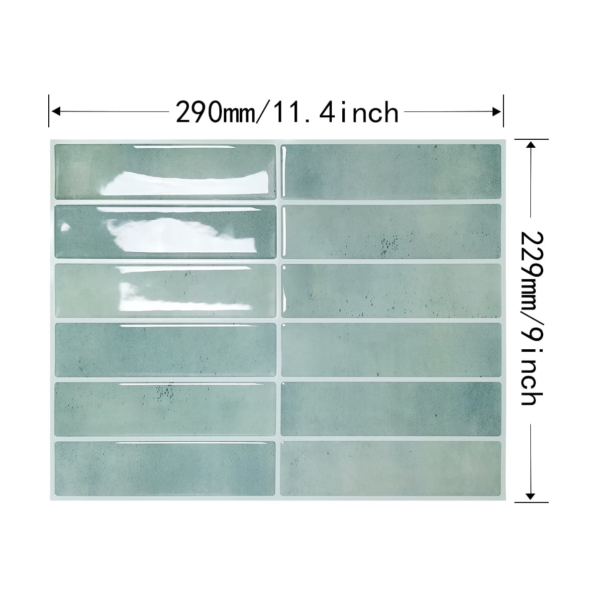 Peel and Stick Backsplash Wall Tiles,Self-Adhesive,Oil Proof,Waterproof, Removable Wall Panels for Kitchen & Bathroom,Modern Design, Easy Install (11.4x9 inch,20 Pack)