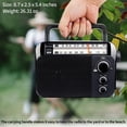 thumbnail image 4 of Radio AM FM Retekess TR604 portátil con pilas, 4 of 9