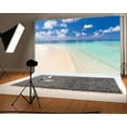 thumbnail image 1 of Fondo de playa ABPHQTO 150x220 cm Olas Cielo azul Nube blanca fotografía, 1 of 3