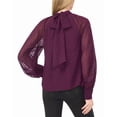 thumbnail image 2 of CeCe womens  Blouse, s, Purple, 2 of 4