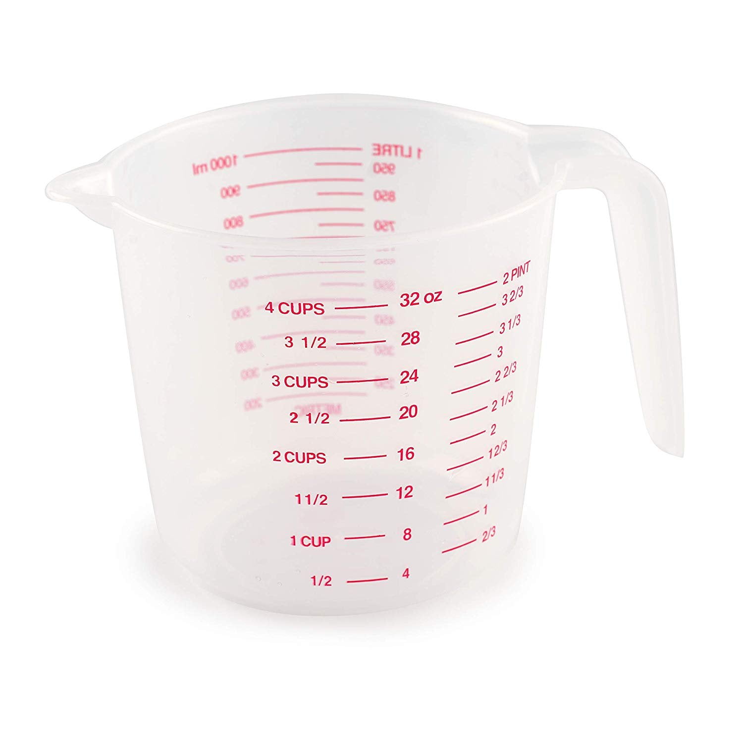 Norpro 4Cup Capacity Plastic Measuring Cup